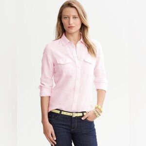Banana Republic Soft Pink Shirt